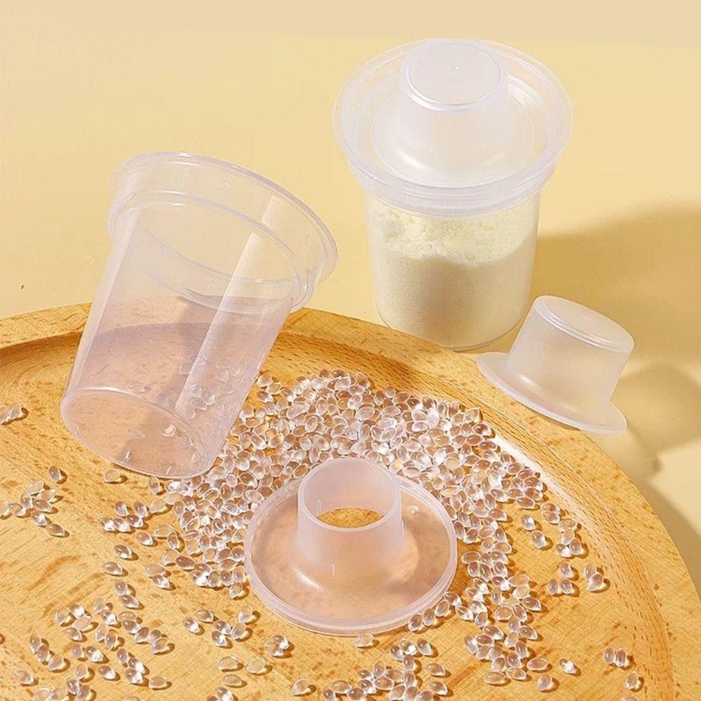 6PCS Leakproof Milk Powder Container Transparent Baby Formula Box  Newborn