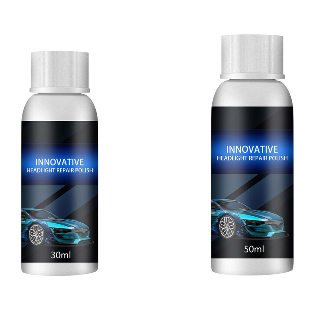 Headlight Restoration Set Car Headlight Cleaner and Restorer InnovativHeadlights Polish Repair Fluid Liquid