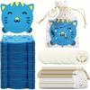 Подарки для гостей на Baby Shower, Сувениры для вечеринки, Благодарственные подарки на Baby Shower, Включая милые силиконовые подставки под напитки, Органайзеры из органзы.