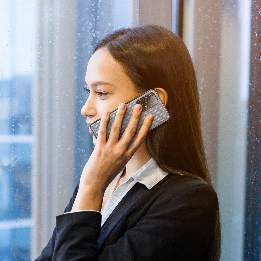 Dux Ducis Fino Premium Nylon Case for Samsung Galaxy A72 4G - Gray