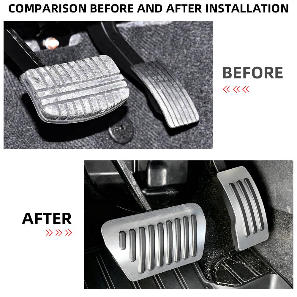 Car Pedals for Mitsubishi Outlander Lancer EX Lancer Eclipse Cross ASX Mirage G4 Gas Brake Pedal Cover Pad Protector Accessories