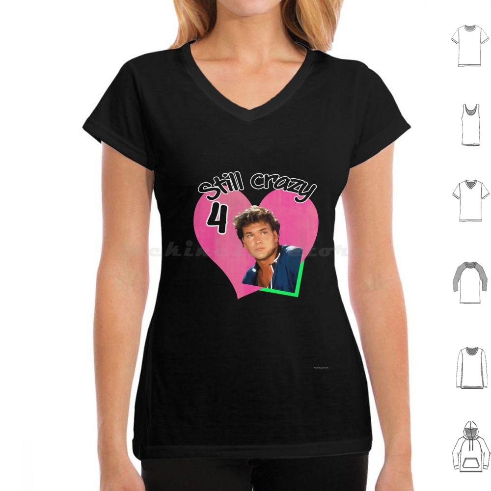 Сумасшедшая футболка 4 Swayze 6XL Хлопок Крутая футболка Грязные танцы Джонни Касл Суэйзи Дженнифер Грей 80-е Фильм Кино Классические фильмы