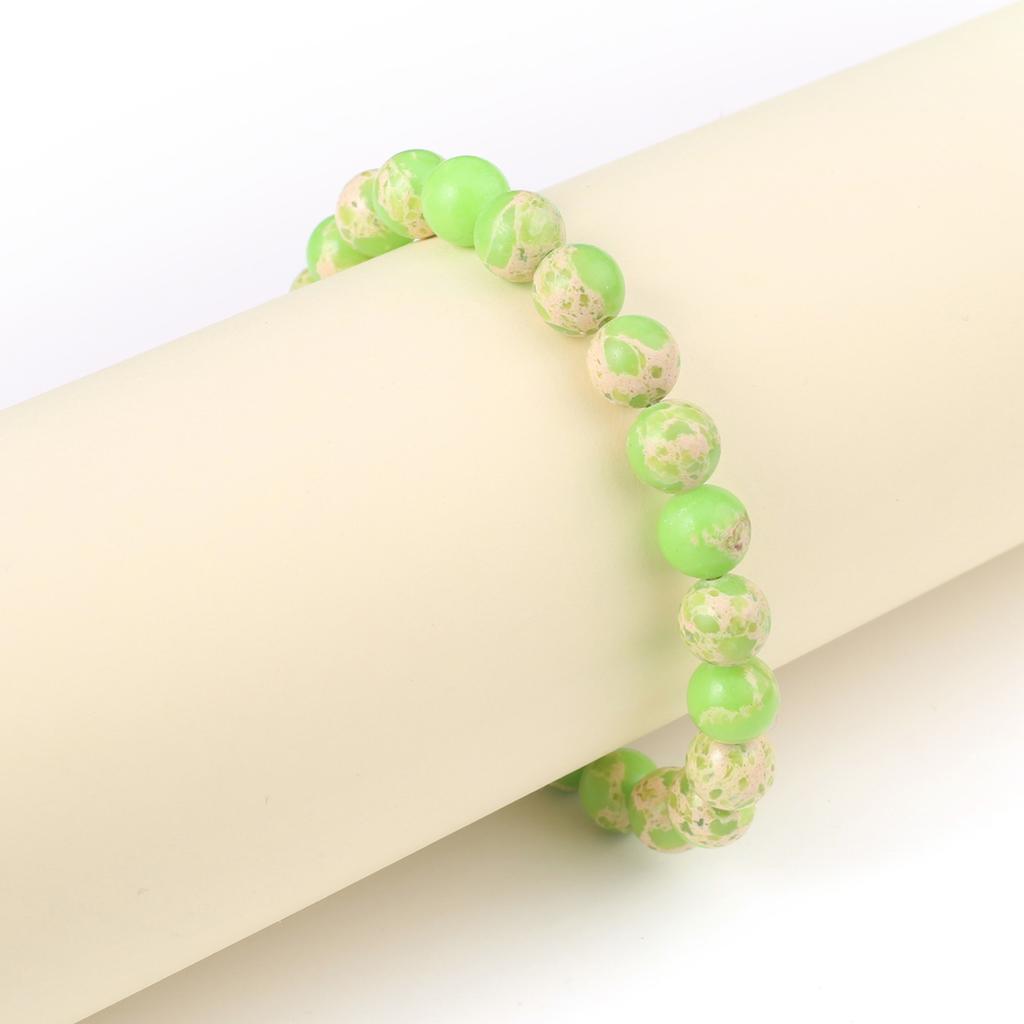 Новый стиль женский браслет натуральный камень императорский камень бусины 8X8 мм подвески для женщин романтический подарок на день рождения