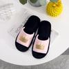 2024 Winter Women Home Indoor Casual Slippers Female Open Toe Fluffy Shoes Ladies Soft Warm Plush Slipper Zapatillas Casa Mujer