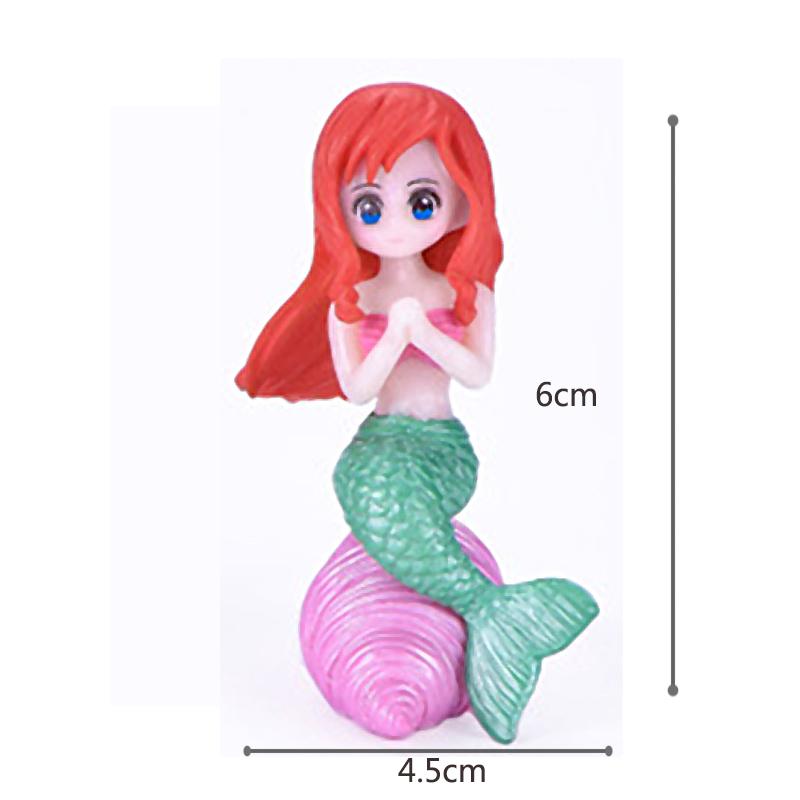 Декор для торта «Русалочка» Вечеринка в стиле русалочки Маленькая русалочка День рождения Декор для первой вечеринки Океанские животные Акула Ракушка Девочка Принцесса Сделай Сам Торт Топпер