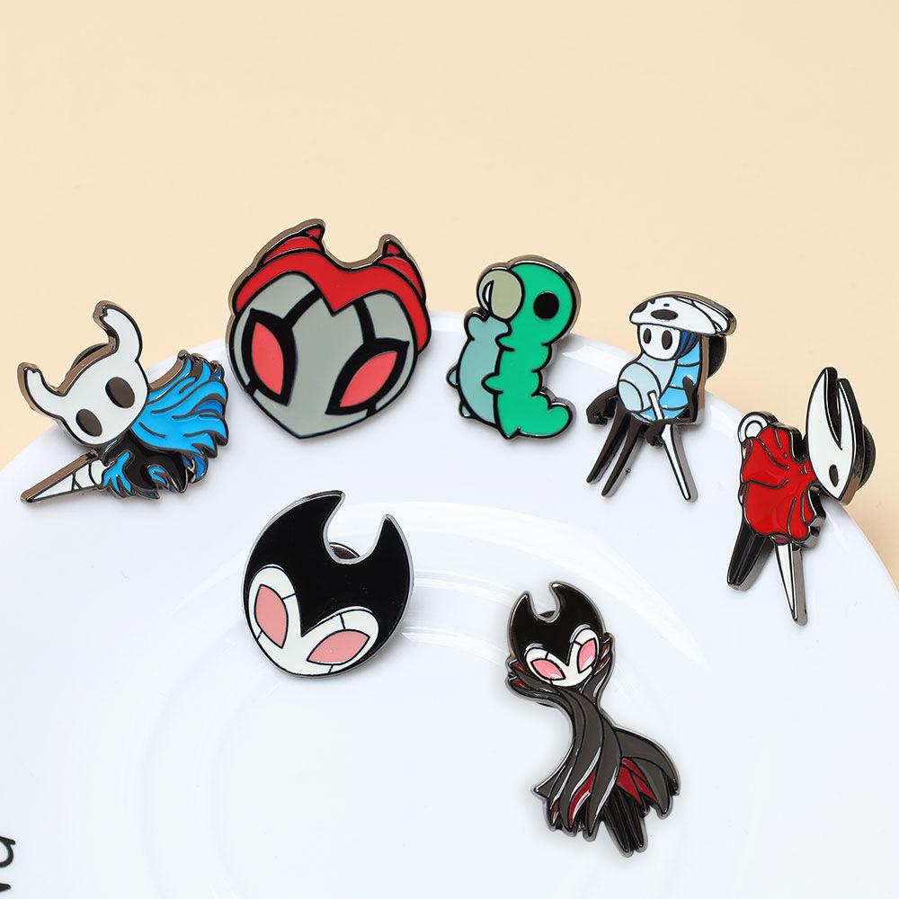 Hollow Knight Merchandise: Keychain, Little Knight Nail Necklace, Pendant Charm, Brooch