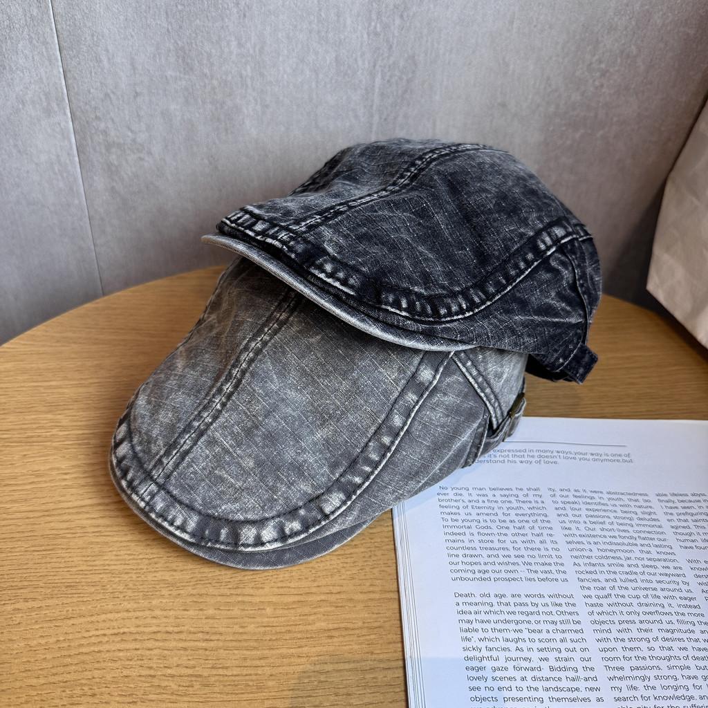 Кепка из хлопкового твила в стиле ретро, однотонная, солнцезащитная, повседневная, художественная, для путешествий