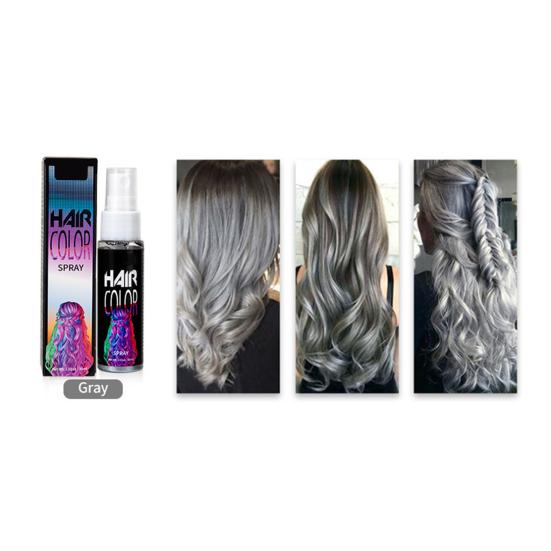 30 мл одноразовая краска для волос в спрее быстросохнущая натуральная растительная краска для мужчин и женщин временная мгновенная краска для волос краситель для Хэллоуина косплей вечеринка макияж реквизит