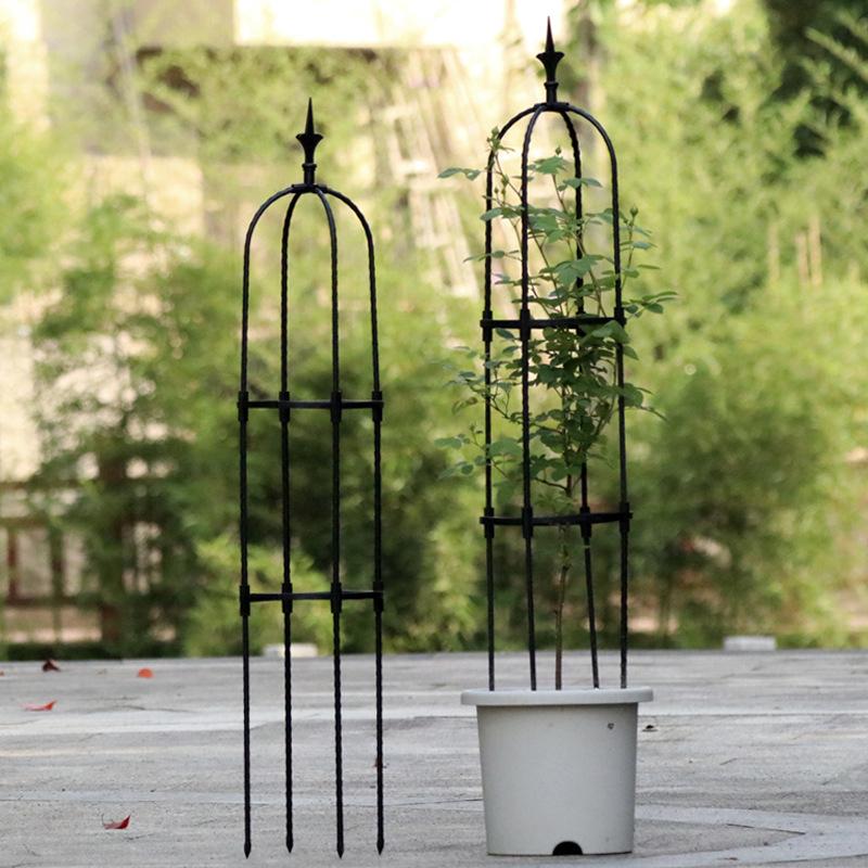 Садовая башня-шпалера для вьющихся растений, нержавеющая, для горшечных садовых растений, опоры-клетки для лазающих растений для поддержки цветов и лоз, для DIY