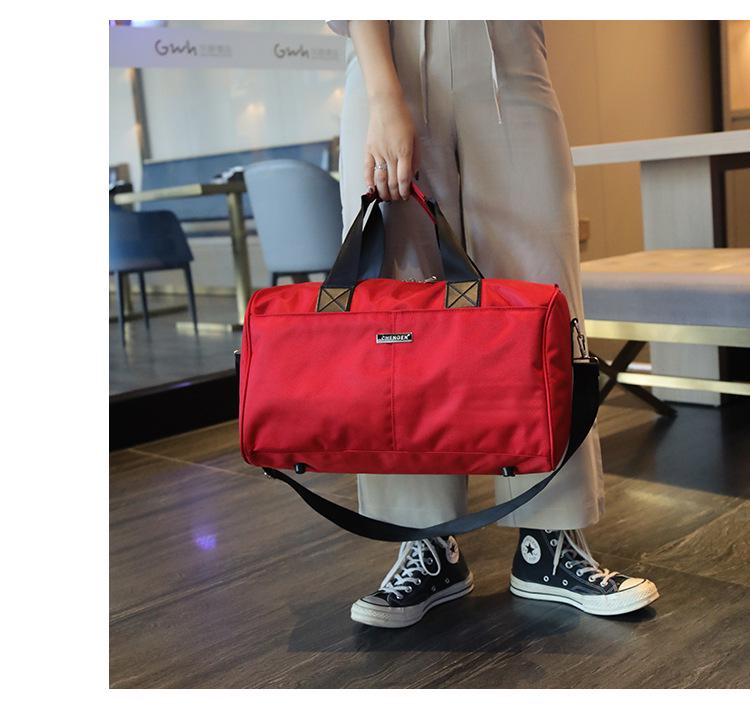 Мужская водонепроницаемая дорожная сумка из ткани Оксфорд — легкая, вместительная, спутник на короткие расстояния