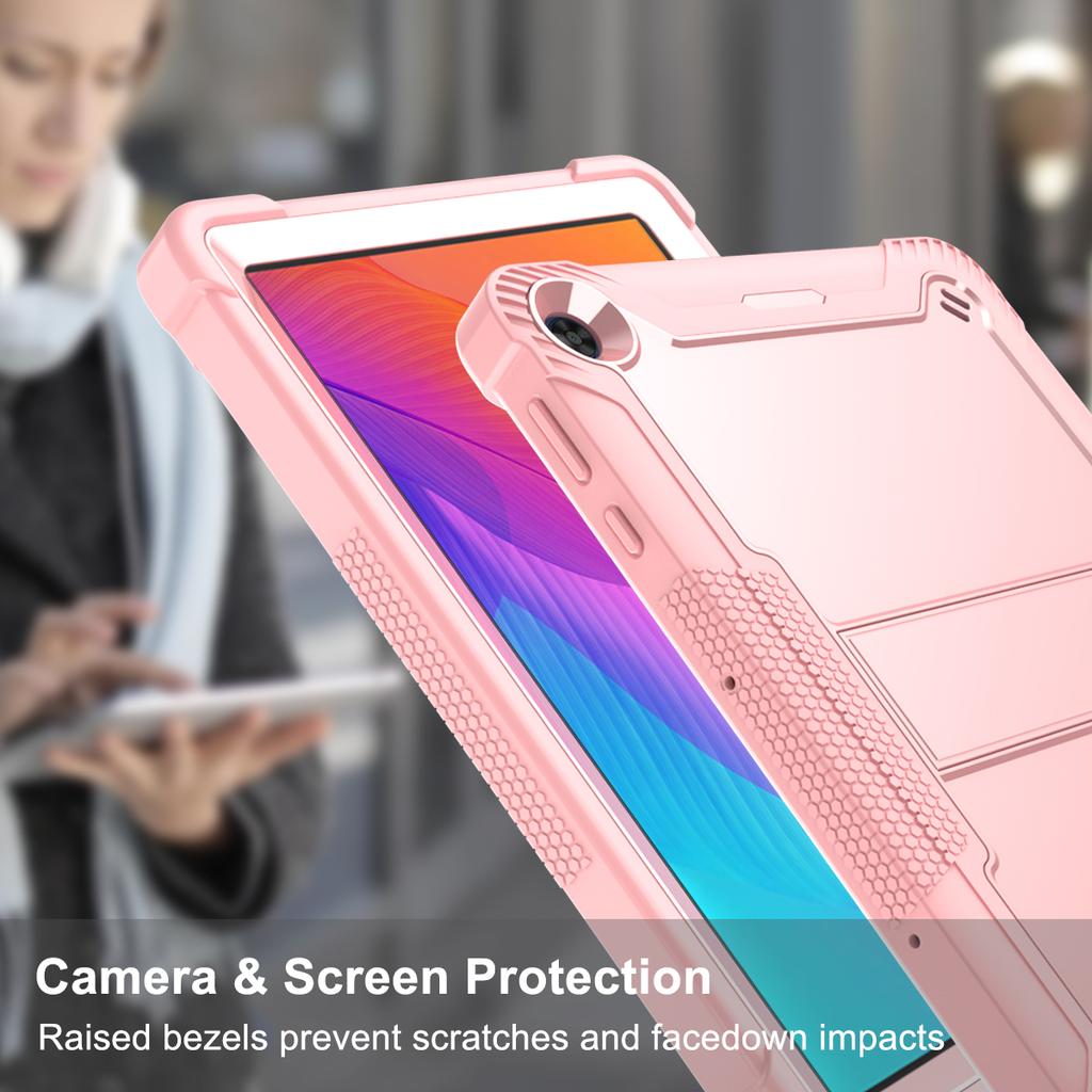 Shockproof Case Universal For Huawei MataPad C5e SE 10.1 2022 T10 T10s Enjoy Tablet 2 2020 Armor Stand Cover 3-Layers Protection