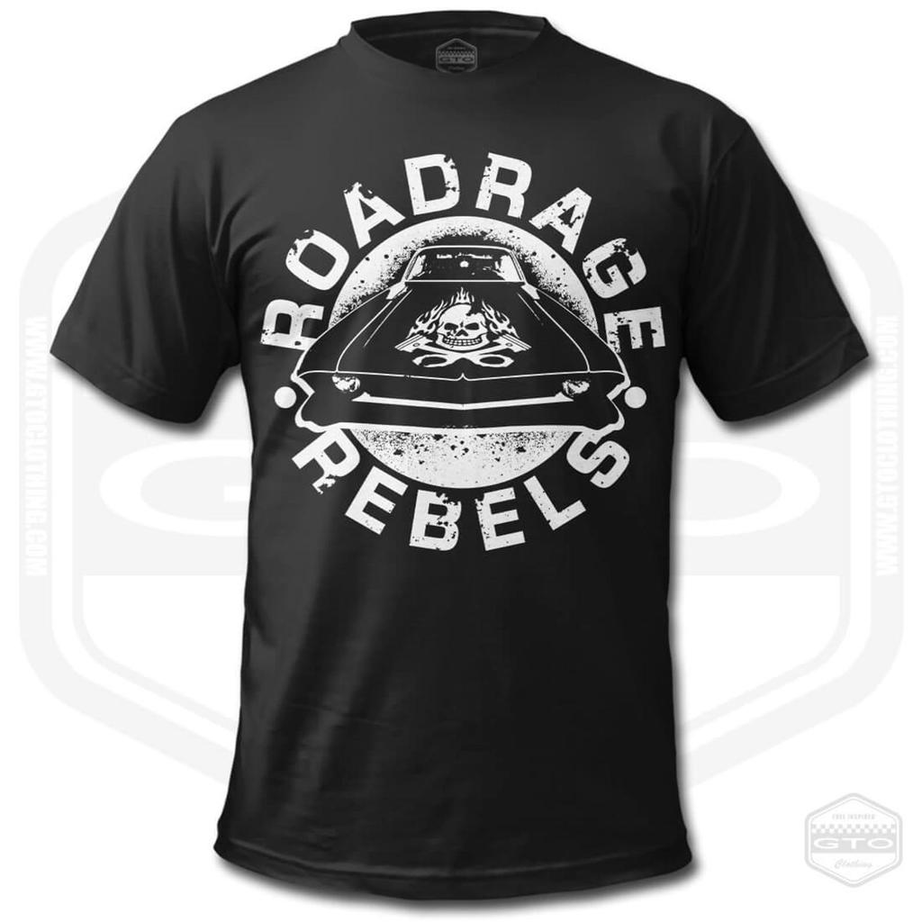 Road Rage Rebels T-Shirt Men Garage Culture Fan Art