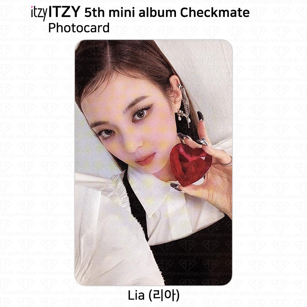 ITZY 5-й мини-альбом «Шах и мат», официальная фотокарта, прозрачная карта, специальная карта KPOP