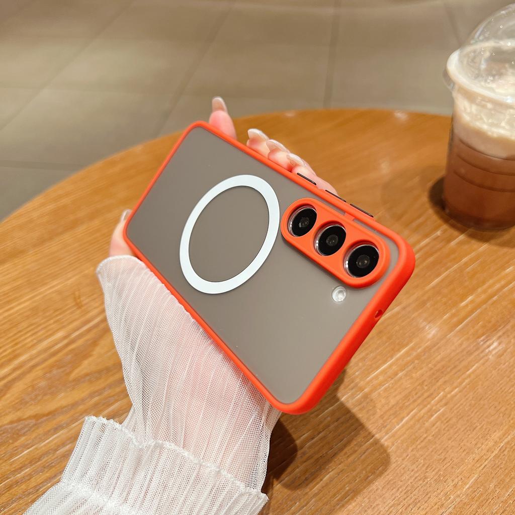 Samsung S25 Ultra Magnetic Phone Case Applicable To S24plus Skin Scrub A55 Hawkeye A15 Protective Case A05