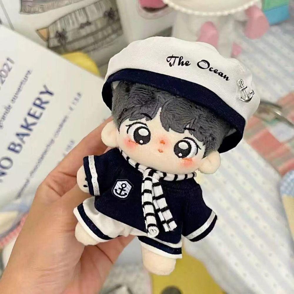 Soft Cotton Doll‘s Clothes Hat Idol Plush Doll Clothes 10CM Doll Clothes  Cotton Stuffed Doll