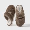 Autumn and Winter New Simple Plush Cotton Slippers Indoor Home Warm Non-slip Thick Bottom Soft and Comfortable Cotton Drag Couple