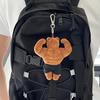 Мускулистый пресс Медведь Качок Плюшевый Брелок Милый Плюшевый Зверек Брелок Забавный Медведь Подвески для Сумки Рюкзака Аксессуары