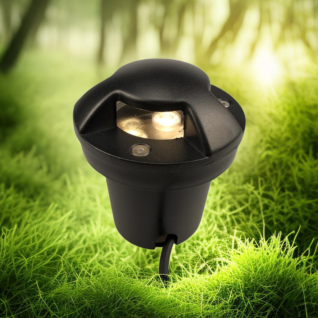Outdoor Landscape 2700K 6500K 3W IP67 LED Underground Light 12V 24V AC85-265V LED Deck Garden Inground Lamp
