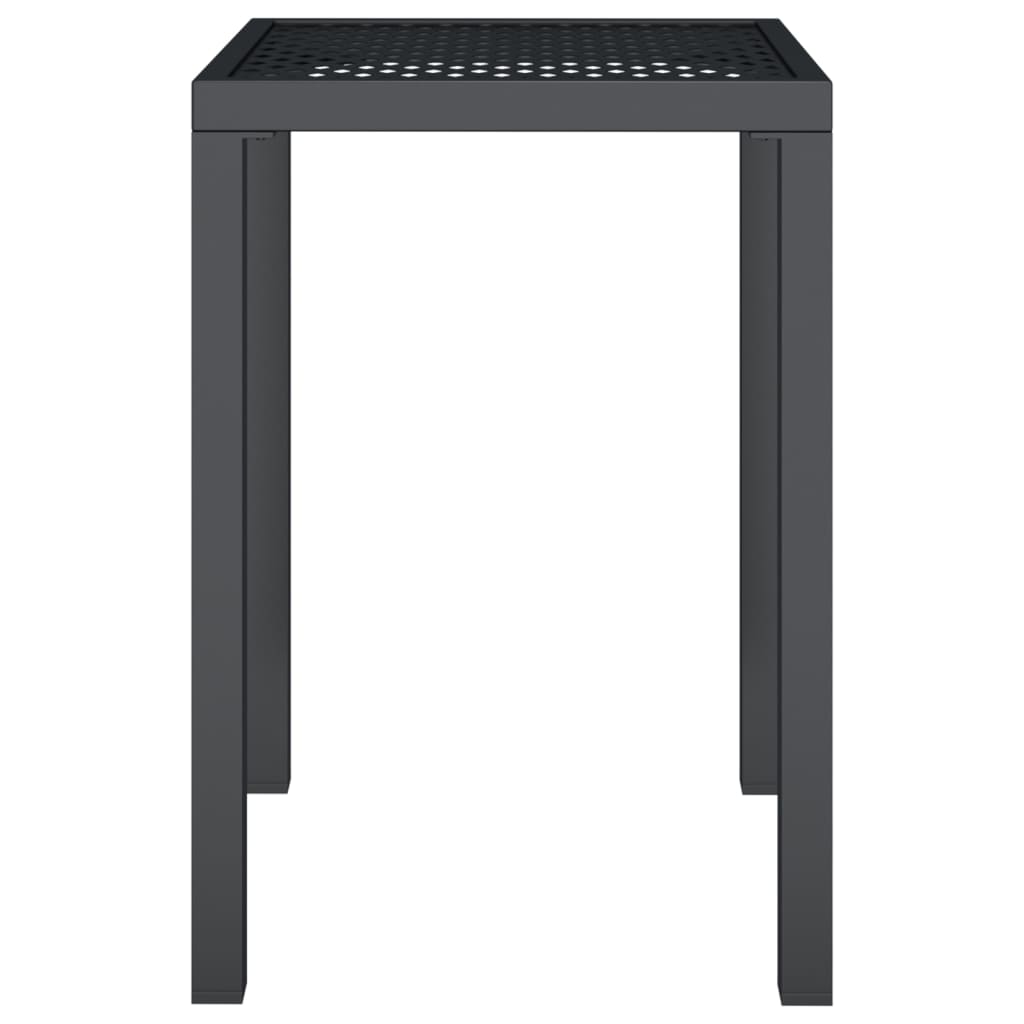 Garden Table Anthracite Grey 50 x 50 x 72 cm Steel