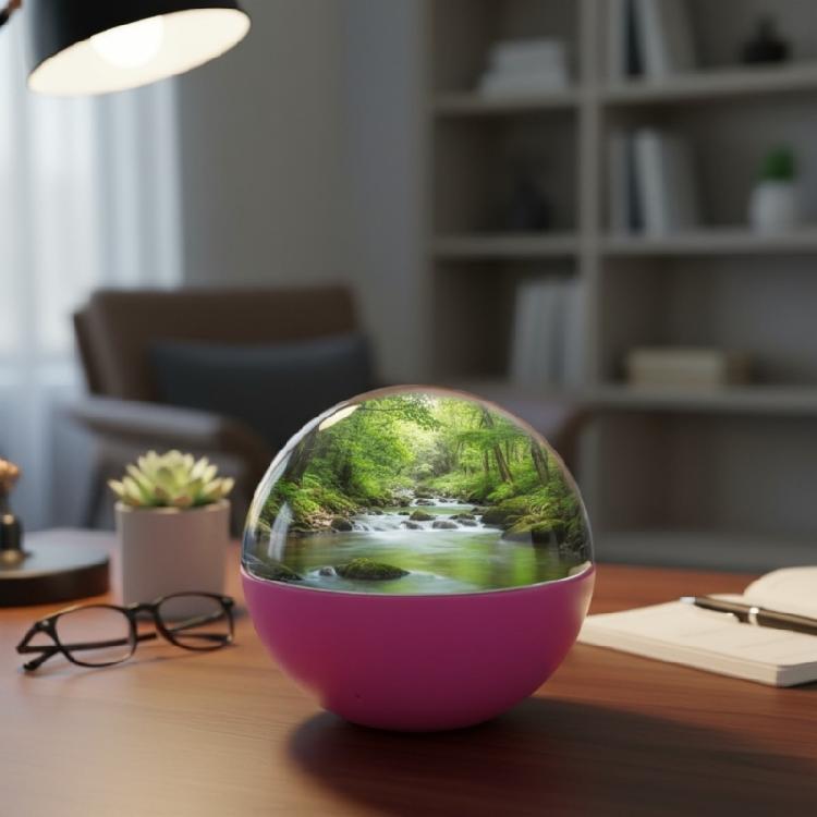 WiFi Хрустальный шар Видеоплеер с загружаемыми видео и фото, Рождественский Memory Orb, Подарок на Рождество, Декор для дома