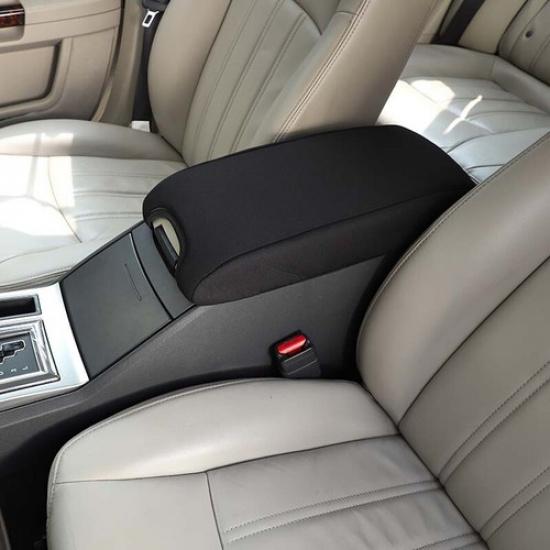 Black Center Console Armrest Lid Pad Cover for Charger Chrysler 300c 2004-2010