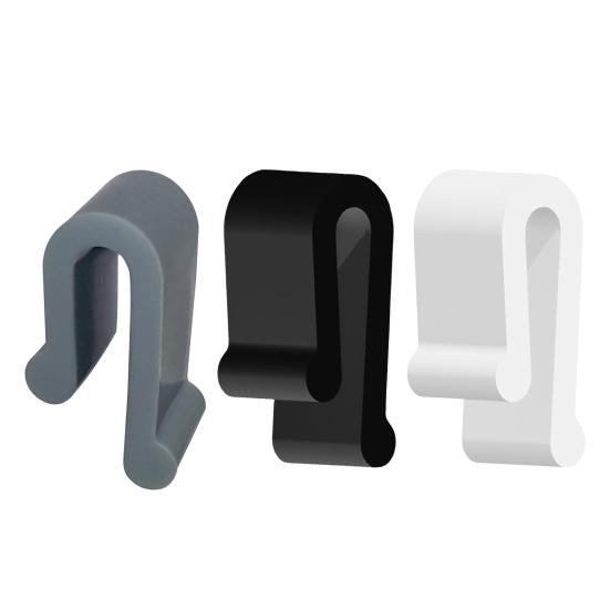 4/6/8/12Pcs Dutch Oven Lid Protector Clips Silicone Cutlery Protection Clip Stackable Easy to Clean Cookware Bumpers for Pots U-Shaped Design