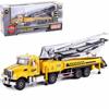 1/55 Scale Alloy Concrete Pump Car Model Toy, Engineering Construction Equipment Model for Kids Over 3 Years Old
