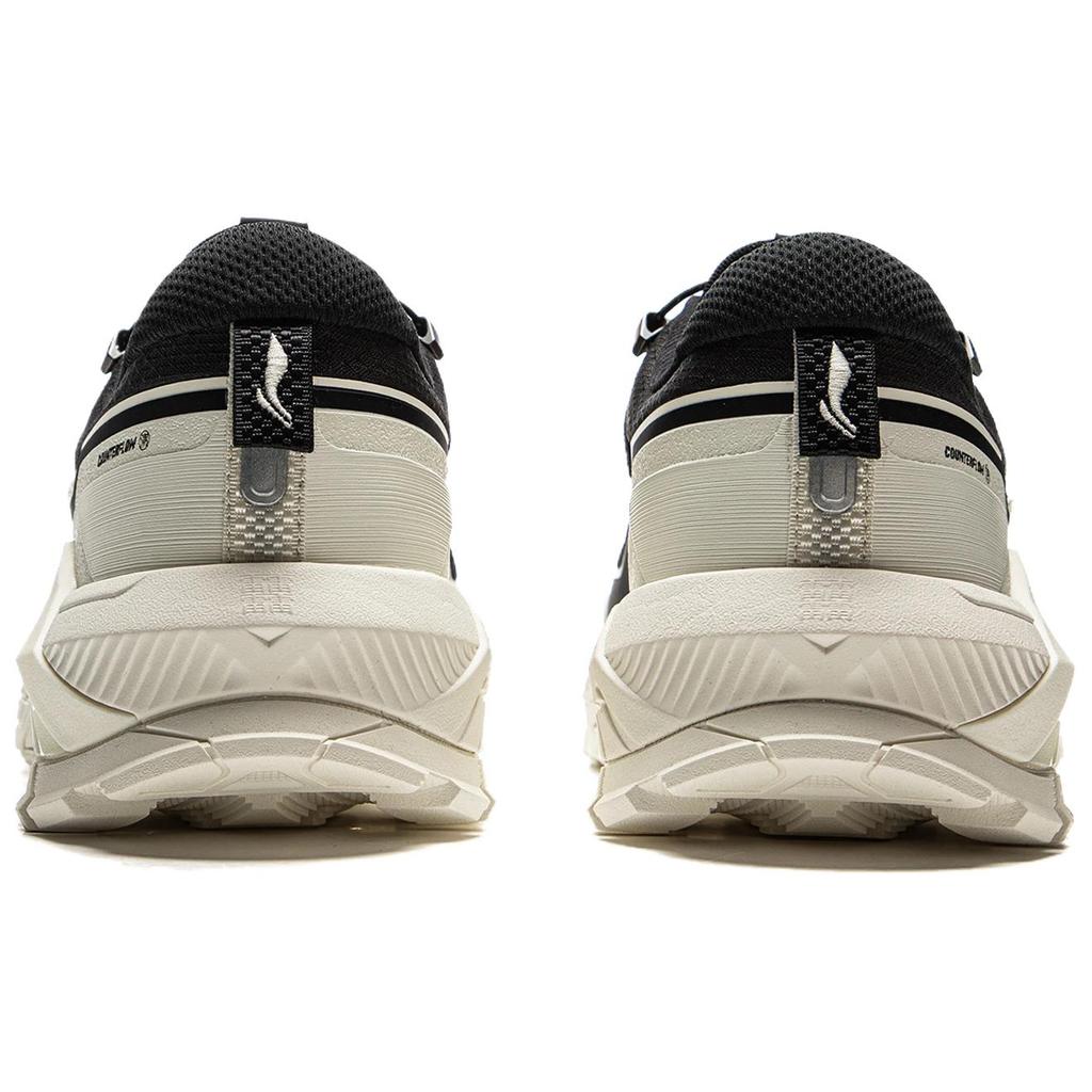 Li Ning CF Hiking Pro Модные Удобные Прочные Водонепроницаемые Дышащие Кроссовки для Хайкинга с Низким Верхом Унисекс Кроссовки для Хайкинга Черно-Белые AHTU017-10