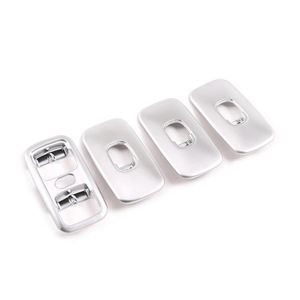 4-Piece Window Control Button Trim Frame for 2007-2010 Mercedes-Benz G-Class