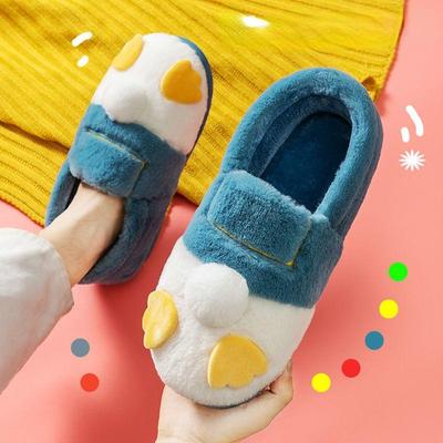 Женские тапочки зимние теплые флоковые женские домашние хлопковые туфли женские удобные домашние тапочки на плоской подошве женская обувь2