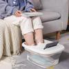 Foldable Foot Bath Basin: Portable Foot Massage and Washing Bucket for Dorms