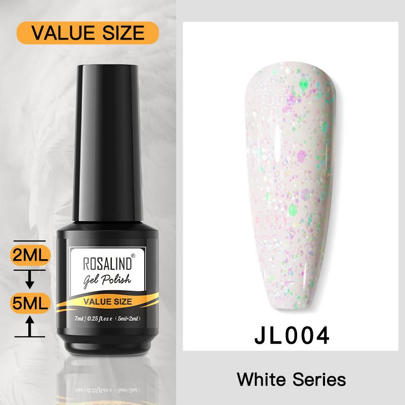 ROSALIND 7ml Soak Off Гель-лак яркий для дизайна ногтей LED / УФ-лампа