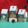 50 PCS Christmas Gift Boxes Candy Storage Machine Snowman Gingerbread Dry Box Bow Gift Box Christmas Gifts Christmas Decorations