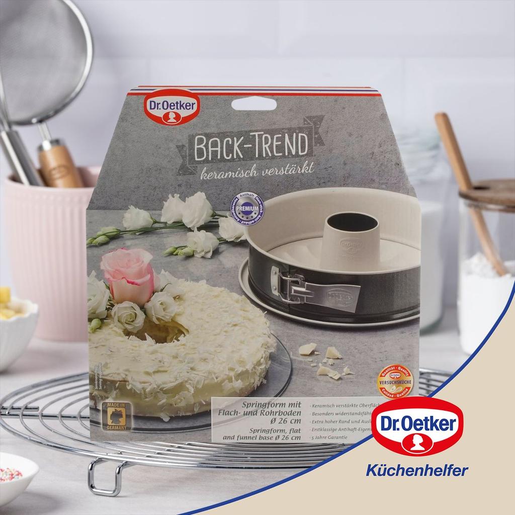 Dr Oetker Back-Trend 26 Cm Springform Pan with Savarin Base Ref. 4851
