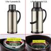 1Pcs Thermos Cup Accessories Thermos Bottle Stopper Stainless Steel Silicone Hot Water Cap