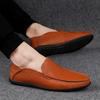 Soft Genuine Leather Shoes Men Comfortable Men Loafers Casual Shoes Men Flats Hot Sale Driving Lightweight Shoes Moccasins Plus