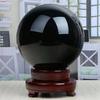 20/30/40/50mm Black Obsidian Sphere Large Crystal Ornament Home Decor Crystal Ball  Table