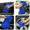 LUYING Car Wash Towel, Microfiber Cloth, Car Wash, Super Absorbent, Wiping Cloth, Dark Blue, Set of 5, 30x30