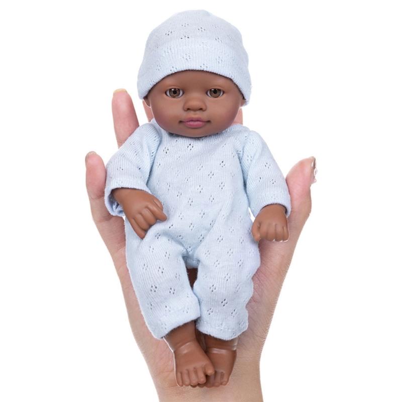 7-дюймовая кукла-младенец из мягкого винила, реалистичная Reborns, фигурка-игрушка, удобная для переноски, для повседневного успокоения, игра для родителей