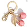 1 шт. Изысканный брелок-шарм в виде вишни для сумки, брелок для женщин, подвеска для рюкзака, кошелька, ювелирные аксессуары, подарок, брелок с красной вишней