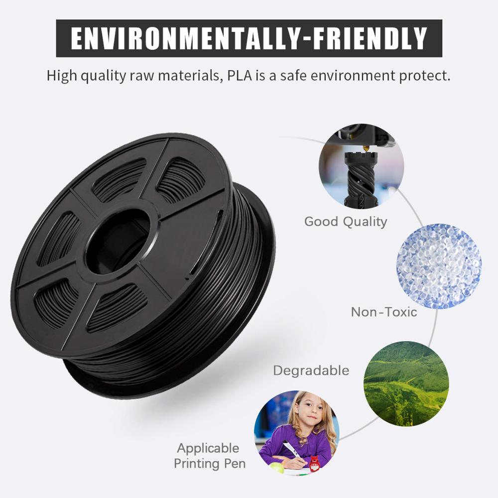 JAYO 3D Filament PLA/PETG 1.1kg 1.75mm Diameter Tolerance +/-0.02mm Muti-Color 100% No Bubble Eco-friendly 3D Printing Material