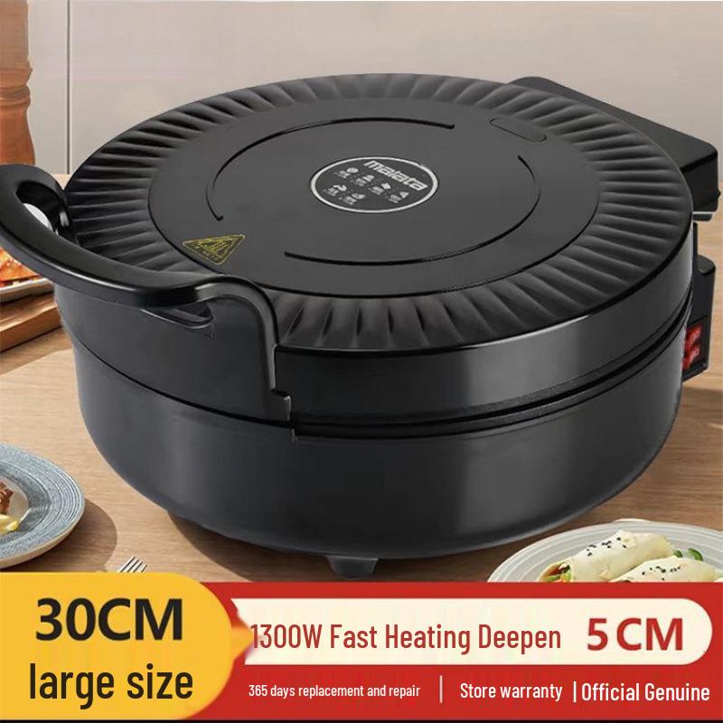 Smart Electric Griddle: Double-Sided Non-Stick Extra Large Pancake & Baking Pan.