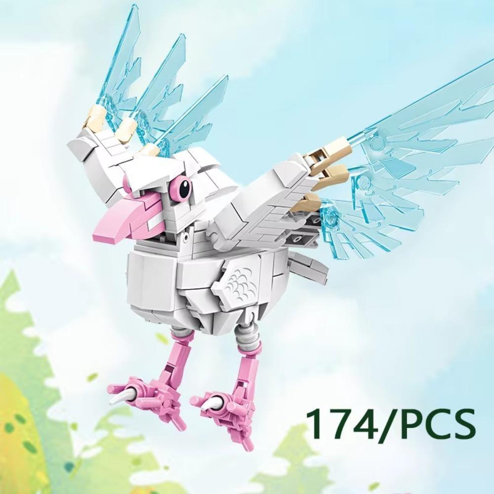 Средневековый MOC Боевой конь Строительные блоки Волк Рыцарь Фигурка Монстр Дикое животное Лиса Жираф Воробей Ворона Панда Модель Кирпич Игрушка K055