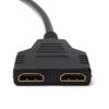 Hdmi 2 Dual Port Y Splitter 1080P Hdmi V1.4 Male To Double Female Adapter Cable