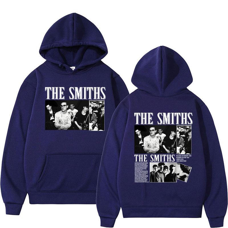 The Smiths Толстовка с принтом The Queen Is Dead Моррисси Марр Панк-рок группа Винтажная Харадзюку Мужская Женская Оверсайз Длинный рукав