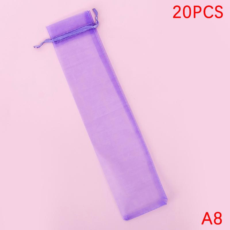 20 шт. складной веерный мешочек из органзы с завязками, складной карманный веерный мешочек для наружной свадебной вечеринки, подарочные пакеты