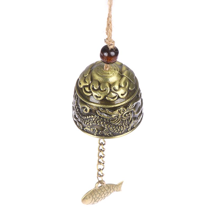 Dragon/Fish Feng Shui Bell Blessing Good Luck Fortune Hanging Wind Chime
