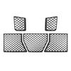 5pcs Mesh Grille Guards For Front Bumper Grille Lower Center Decorative Frame For BMW G87 M2 2023-2025 For Radiator Cooling Part
