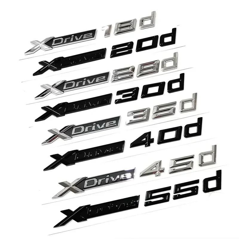 3D Новый Xdrive 20d 30d 35d 40d 50d 20i 25i 30i Автомобильный Значок на Крыло Наклейка на Багажник Для BMW X1 X3 X4 X5 X6 X7 Логотип Аксессуары