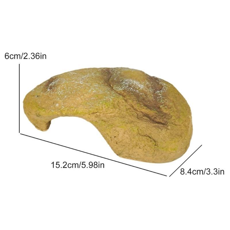  Aquariums Resin Shelter Cave Landscape Decoration Terrariums Basking Platform Reptiles Hideouts Cave Habitats Ornament